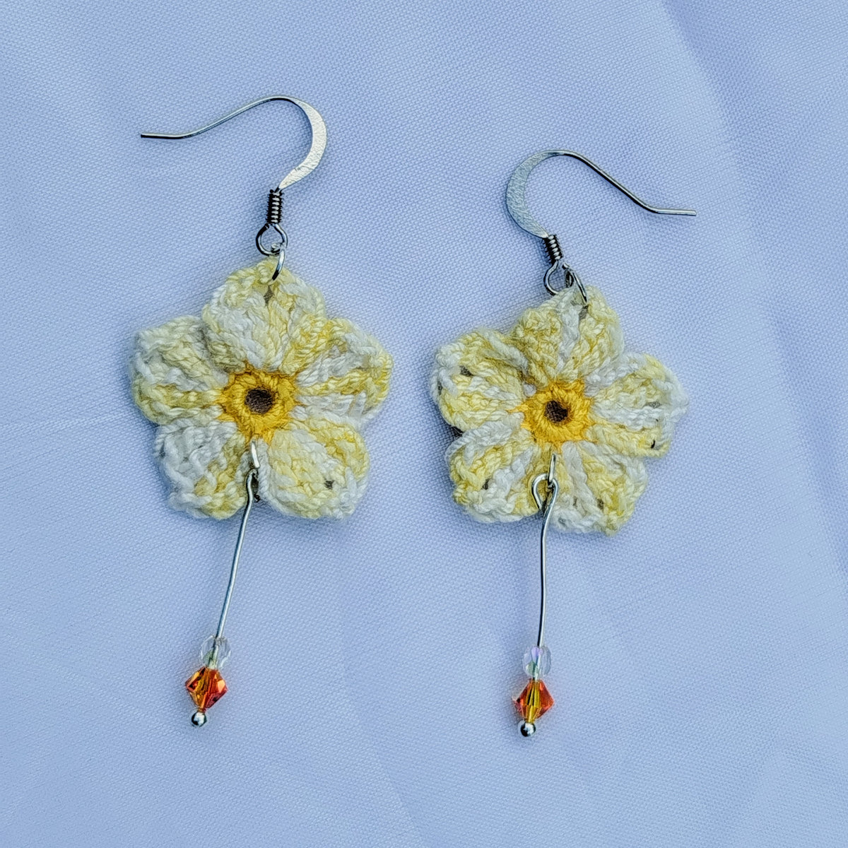 Boucle d'oreille, Fleur suspendue
