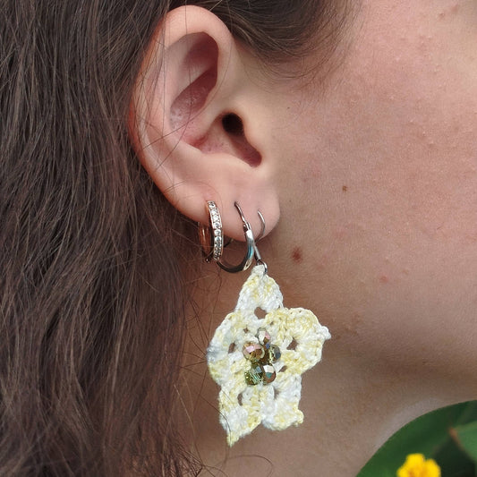 Boucle d'oreille, 5 pétales