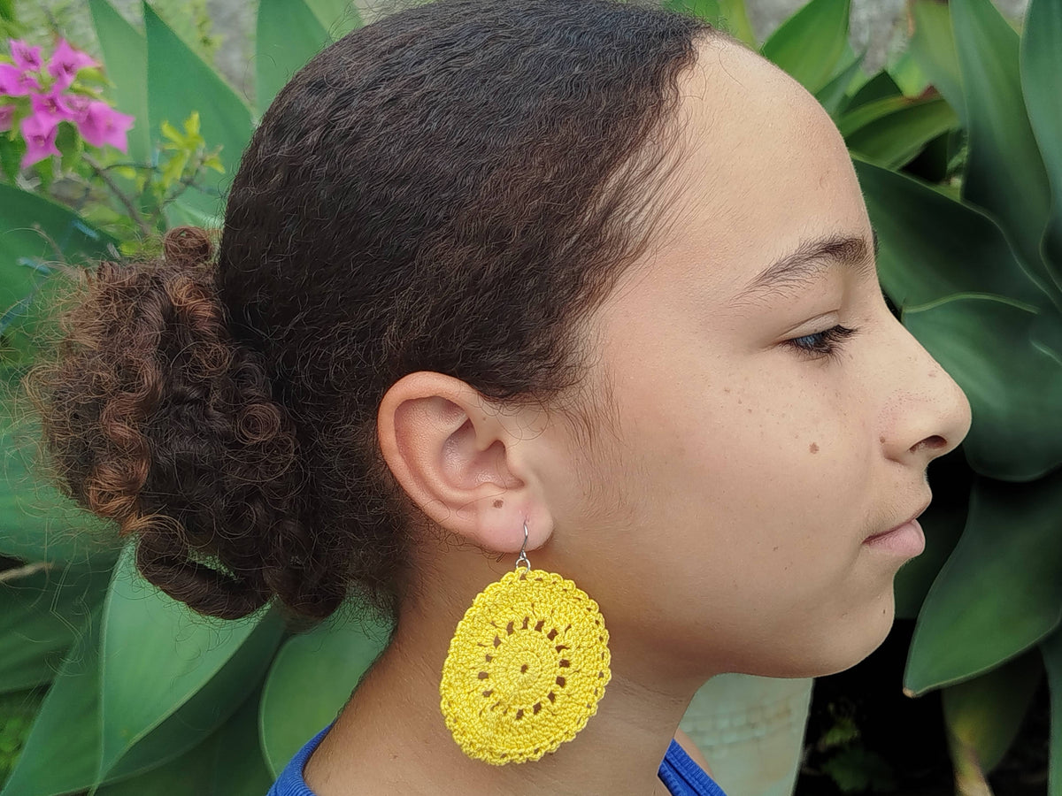 Boucle d'oreille, Grand médaillon