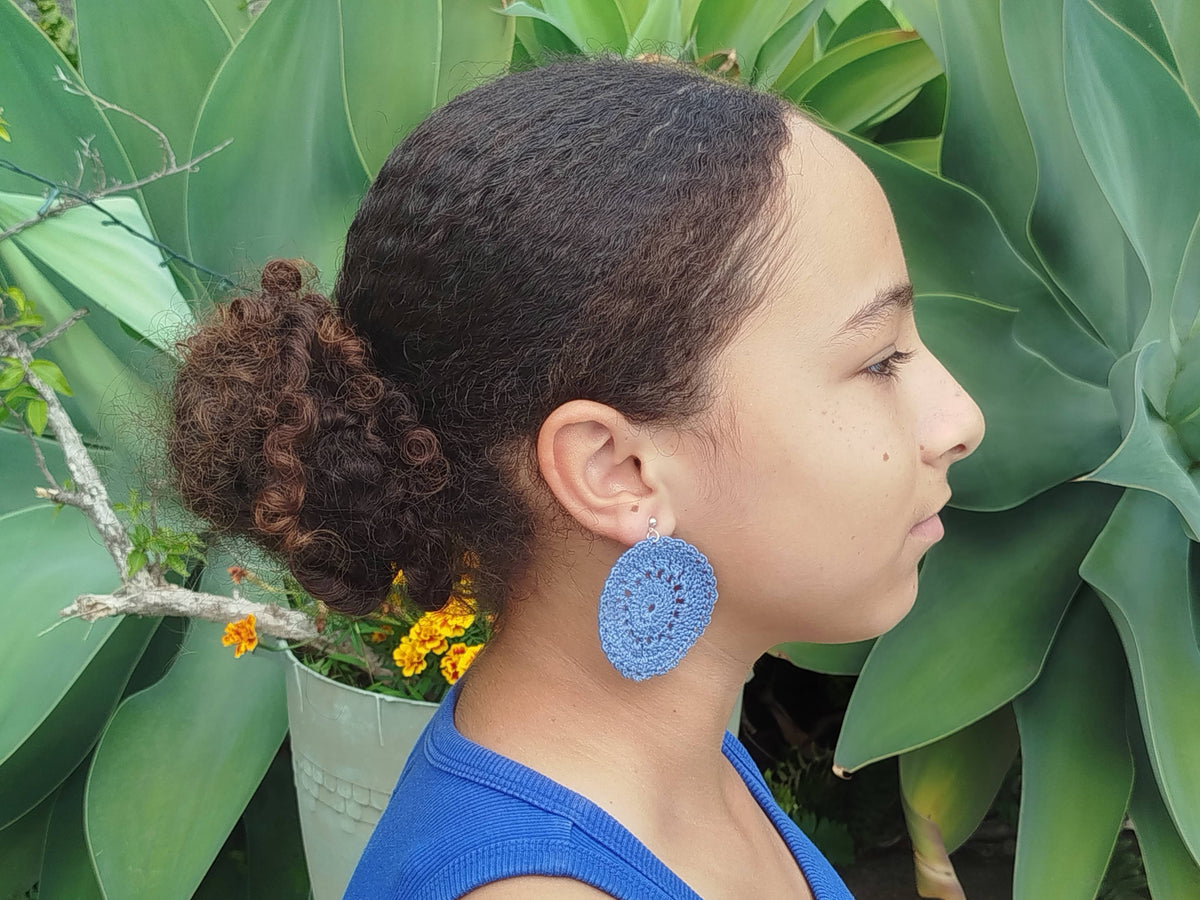 Boucle d'oreille, Grand médaillon