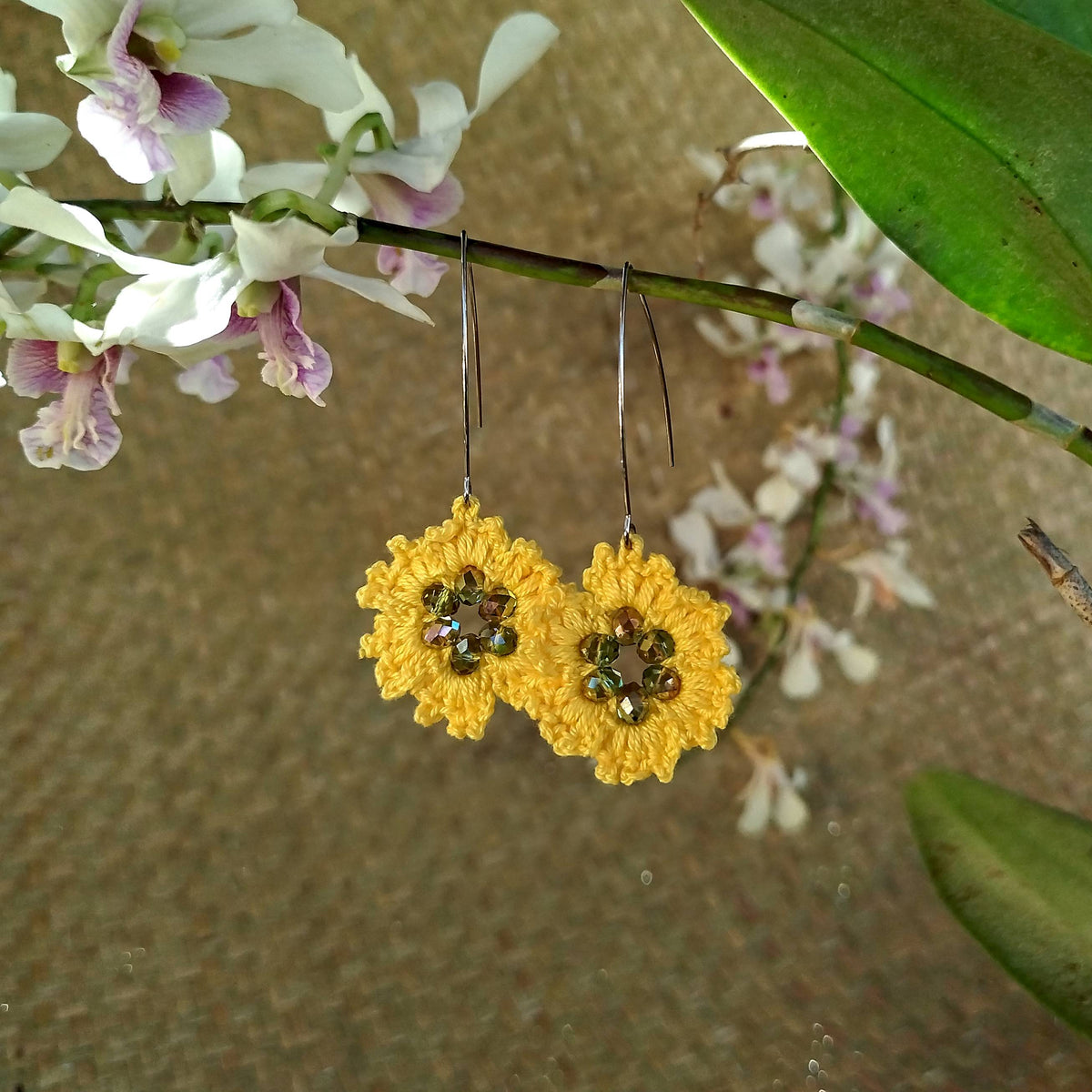 Boucle d'oreille, Tournesol