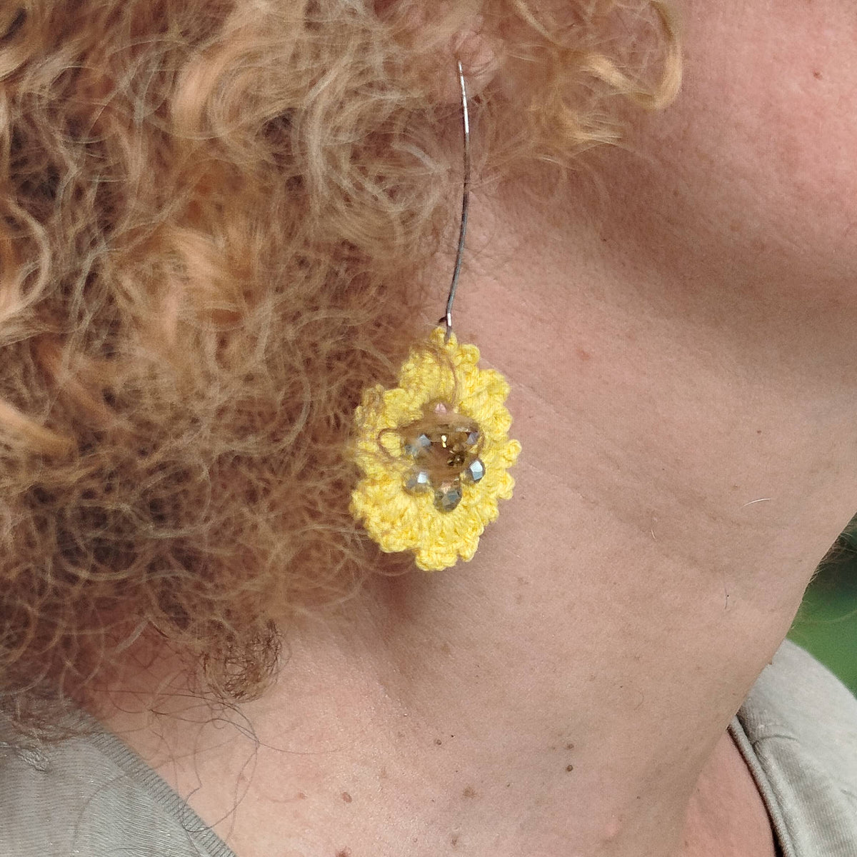 Boucle d'oreille, Tournesol