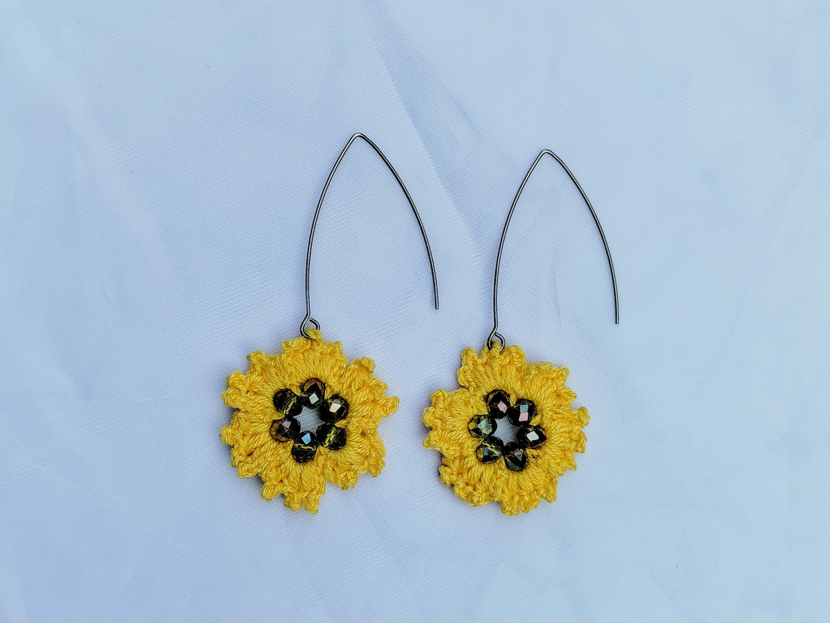Boucle d'oreille, Tournesol