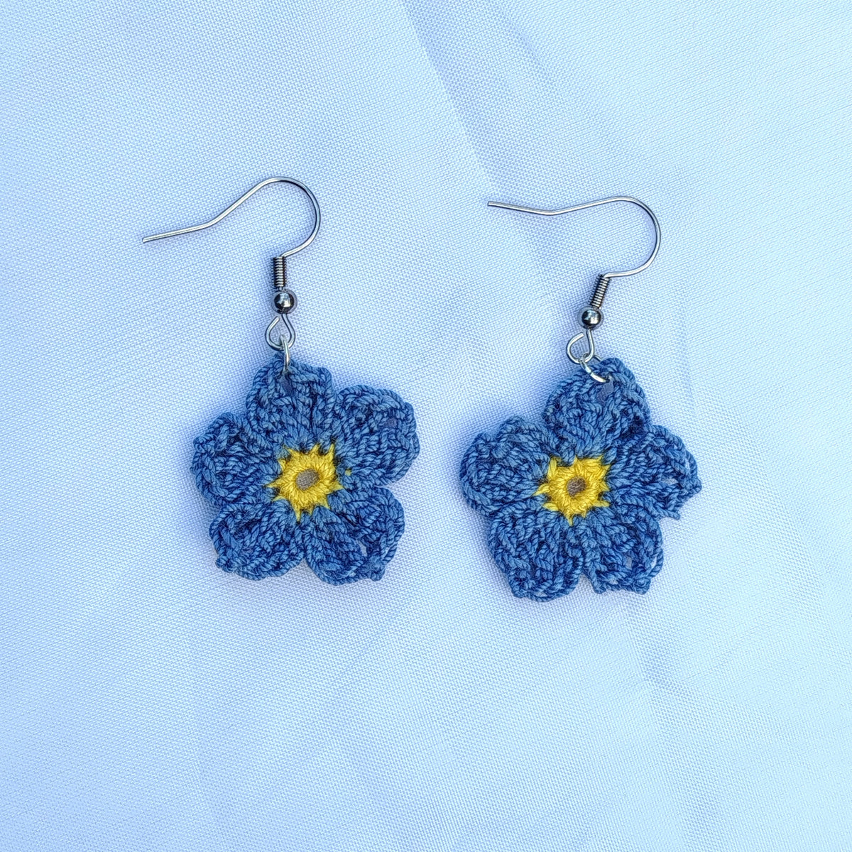 Boucle d'oreille, Myosotis