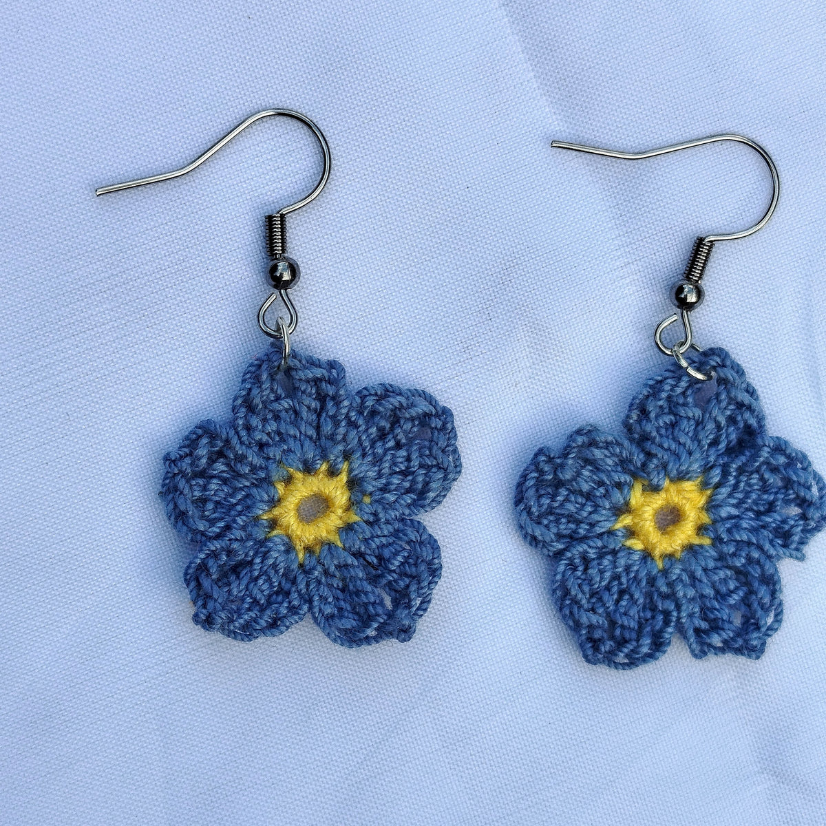 Boucle d'oreille, Myosotis