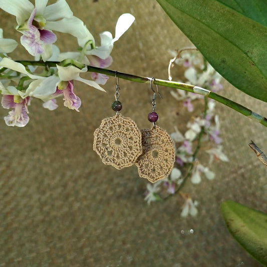 Boucle d'oreille, Médaillon