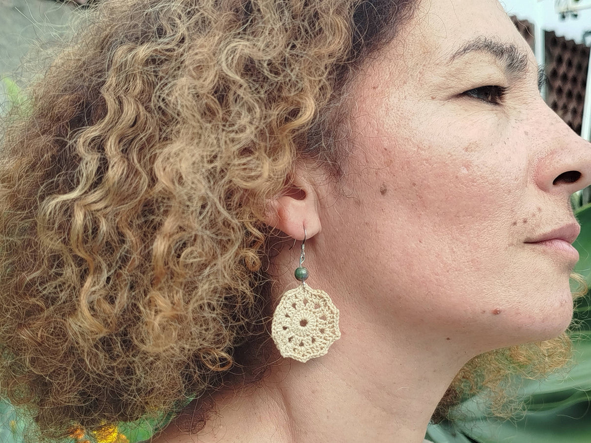 Boucle d'oreille, Médaillon