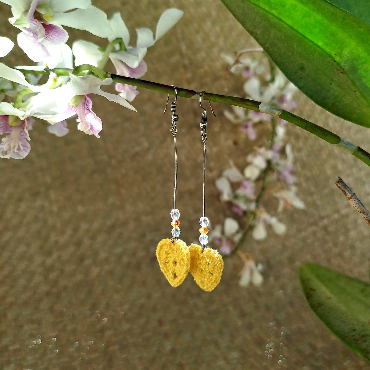Boucle d'oreille, Coeur suspendu