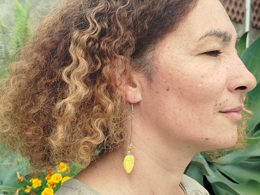 Boucle d'oreille, Coeur suspendu