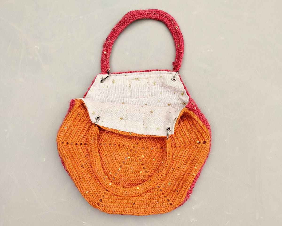 Sac Bi-color en crochet